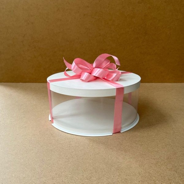 Набір тубусів D250 h100 білі з картонною кришкою