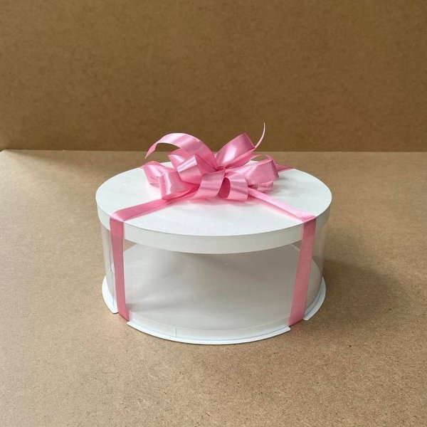 Набор тубусов D250 h100 белые с картонной крышкой