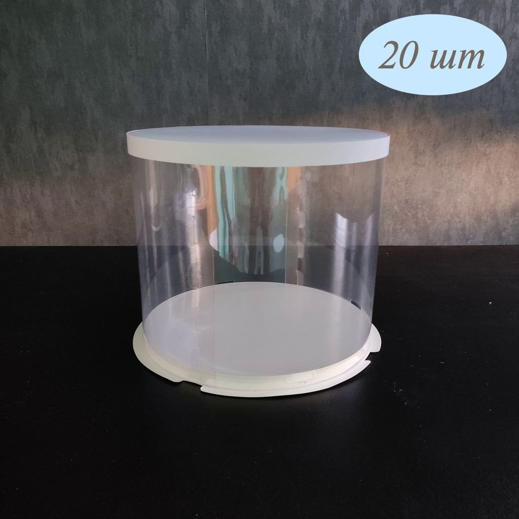 Набір тубусів D300 h250 білі з картонною кришкою