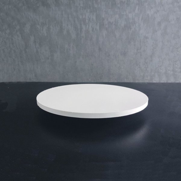 Подложка круглая D200 h12 белая