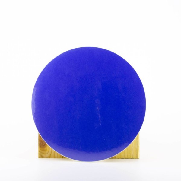 Посилена підложка під торт D30 (гофра/глянець) синя