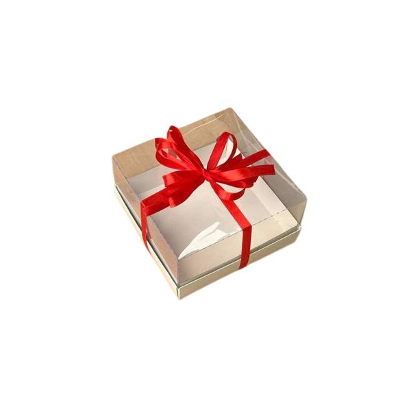 Коробка под десерт 150х150х80 прозрачная ПЭТ