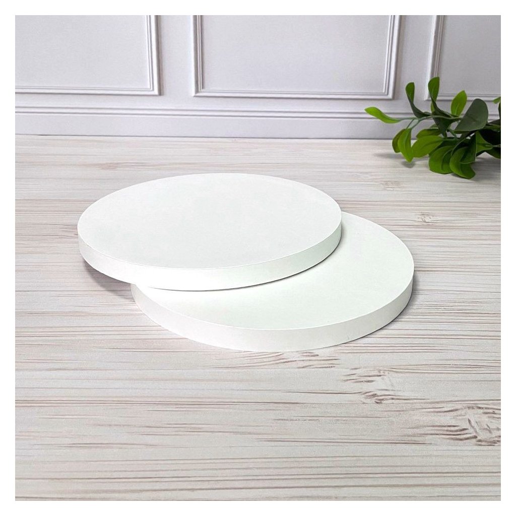 Підложка кругла D300 h17 біла