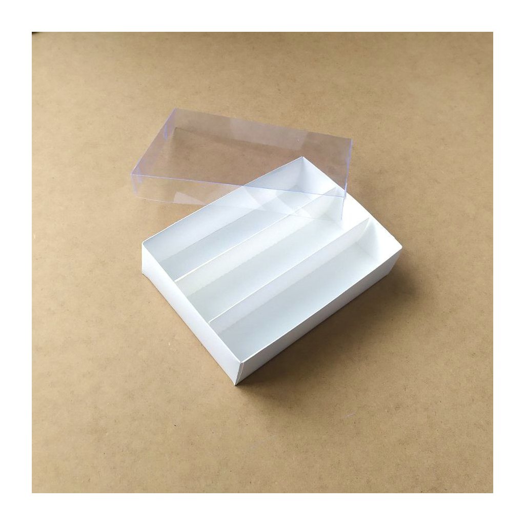 Коробка PET 220×165×55 на 3 ячейки