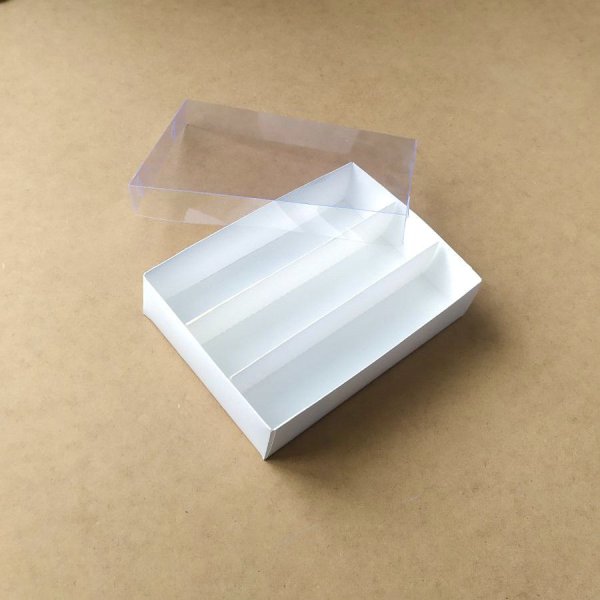 Коробка PET 220×165×55 на 3 ячейки