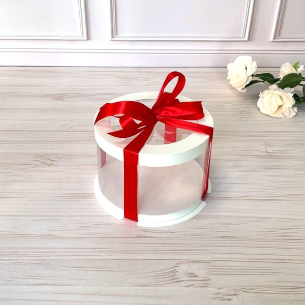 Набор тубусов D160 h100 белые с прозрачной крышкой