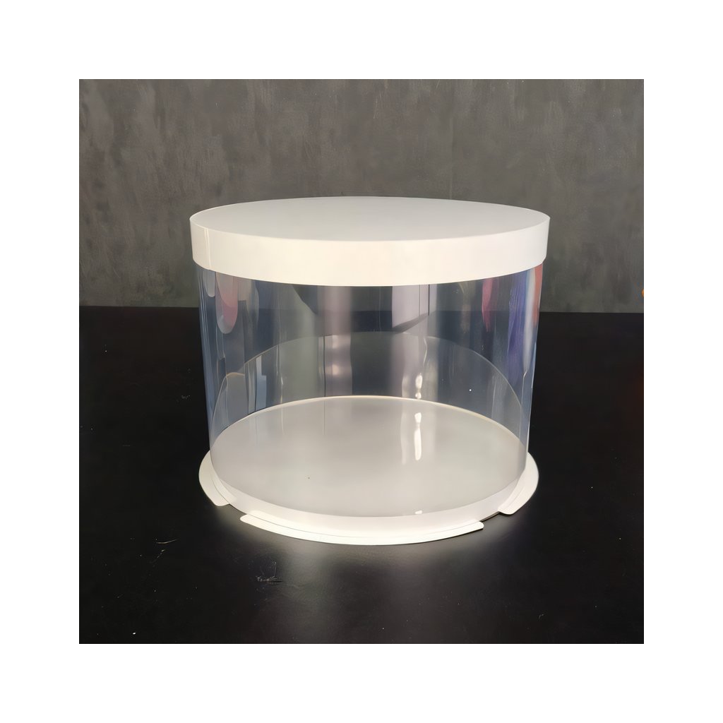 Тубус D200 H150 білий з картонною кришкою