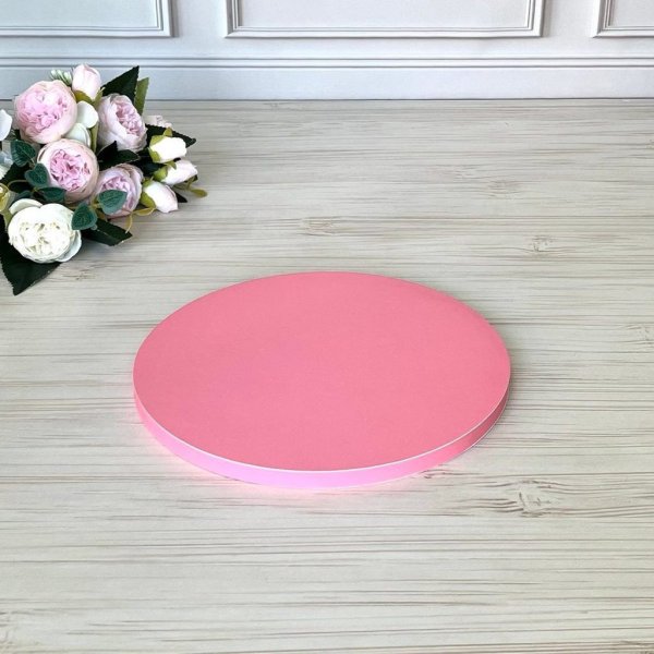Подложка для торта PINK D25 h12 мм