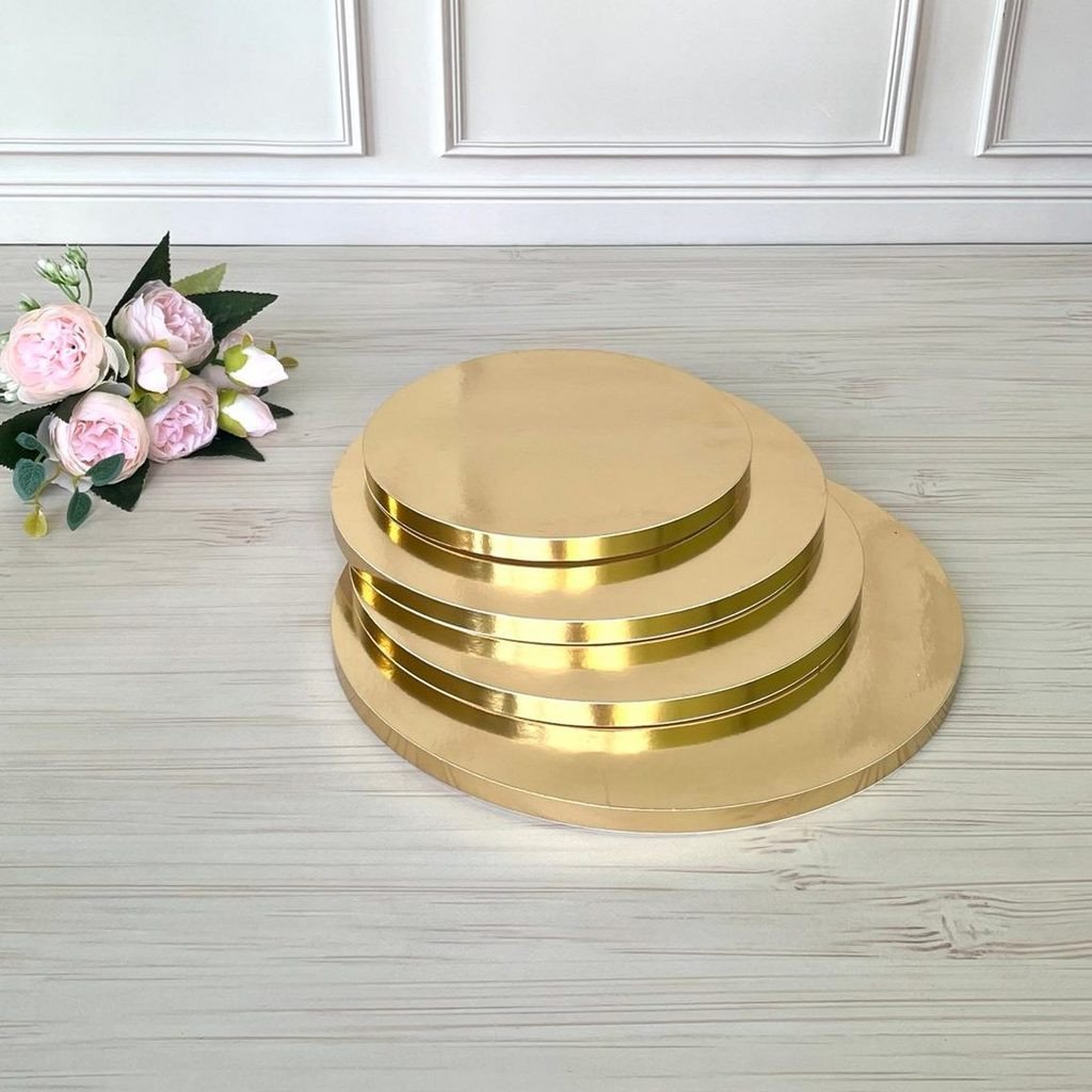 Подложка круглая D250 h12 GOLD