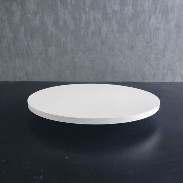 Подложка круглая D300 h12 белая 8кг