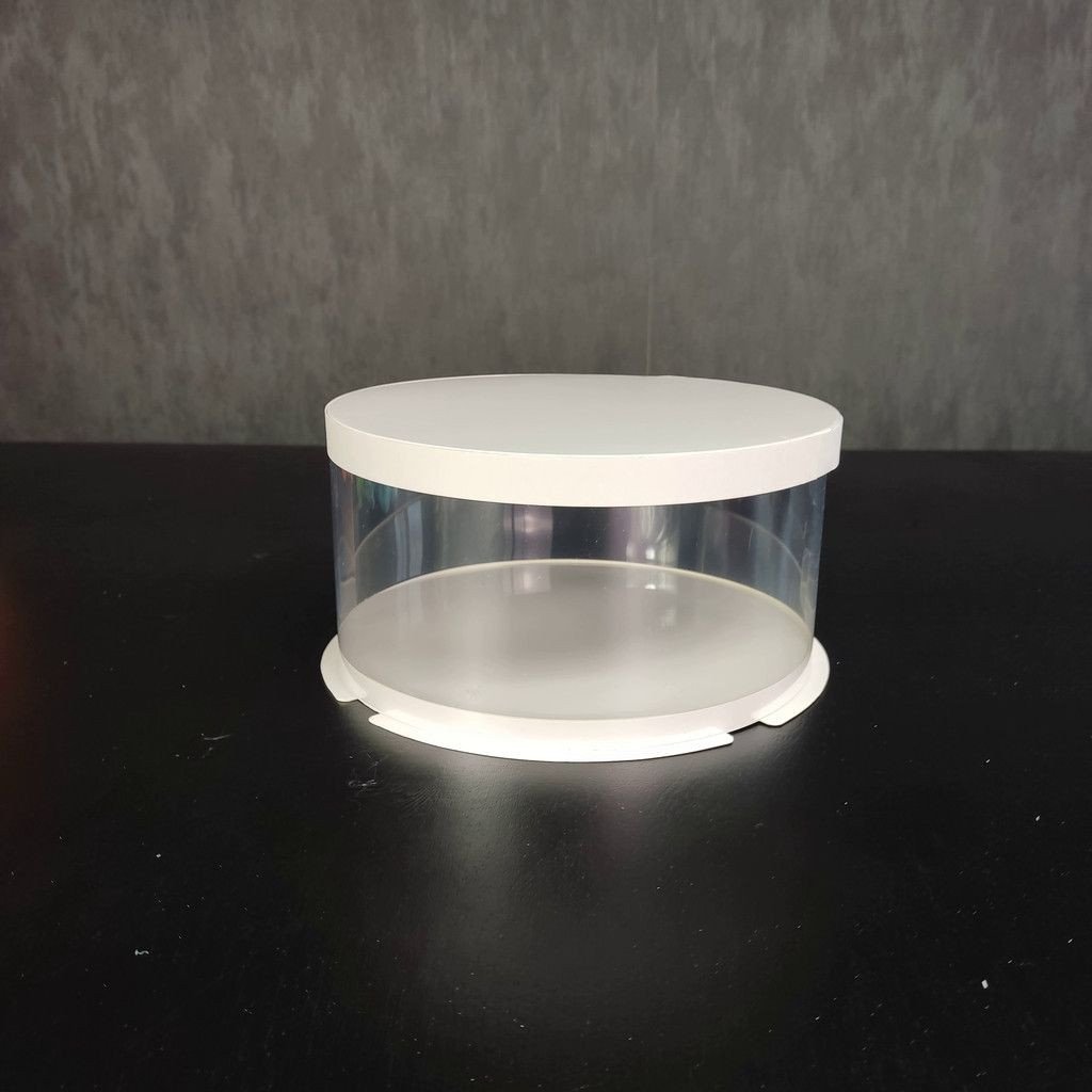 Тубус D200 H100 білий з картонною кришкою