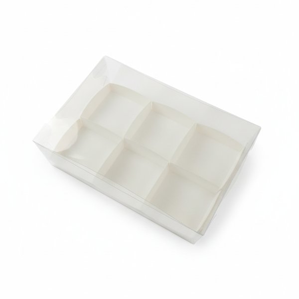 Коробка PET 260×170×110 с вкладкой на 6 ячеек