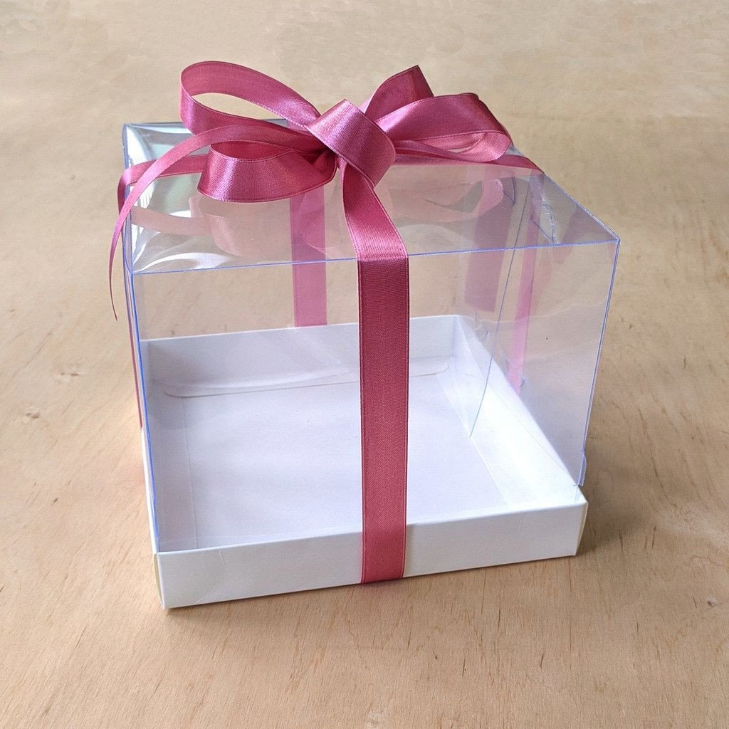 Коробка под десерт 180х180х150 прозрачная ПЭТ