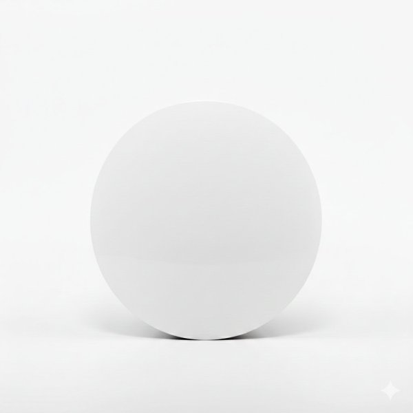 Подложка круглая D250 h10 белая