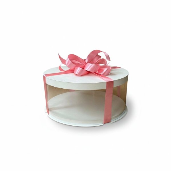 Набор тубусов D250 h100 белые с картонной крышкой