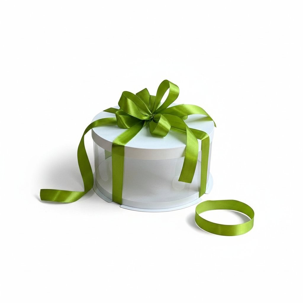 Тубус D200 H100 білий з картонною кришкою