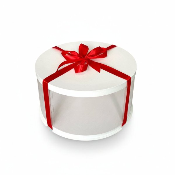 Набор тубусов D200 h150 белые с картонной крышкой