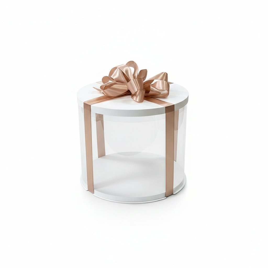 Набір тубусів D250 h200 білі з картонною кришкою