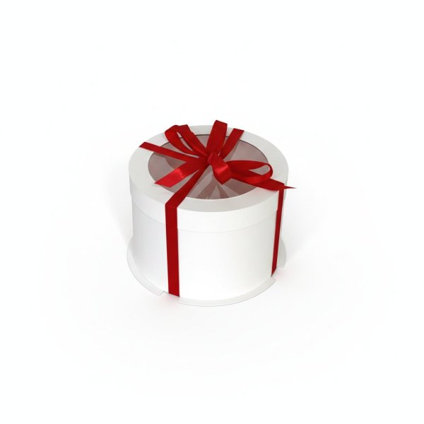 Набір тубусів D300 h100 білі з прозорою кришкою