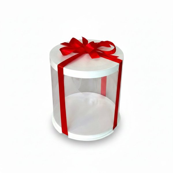 Набор тубусов D300 h350 белые с картонной крышкой